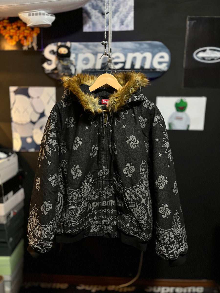 Supreme Bandana Jacquard Denim Jacket
