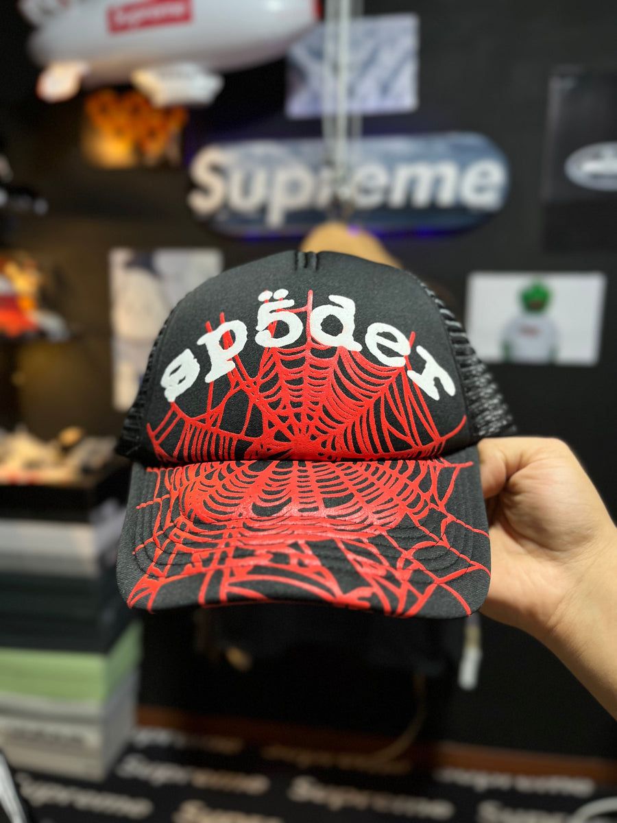 Buy Sp5der OG Web V2 Trucker 'Black'