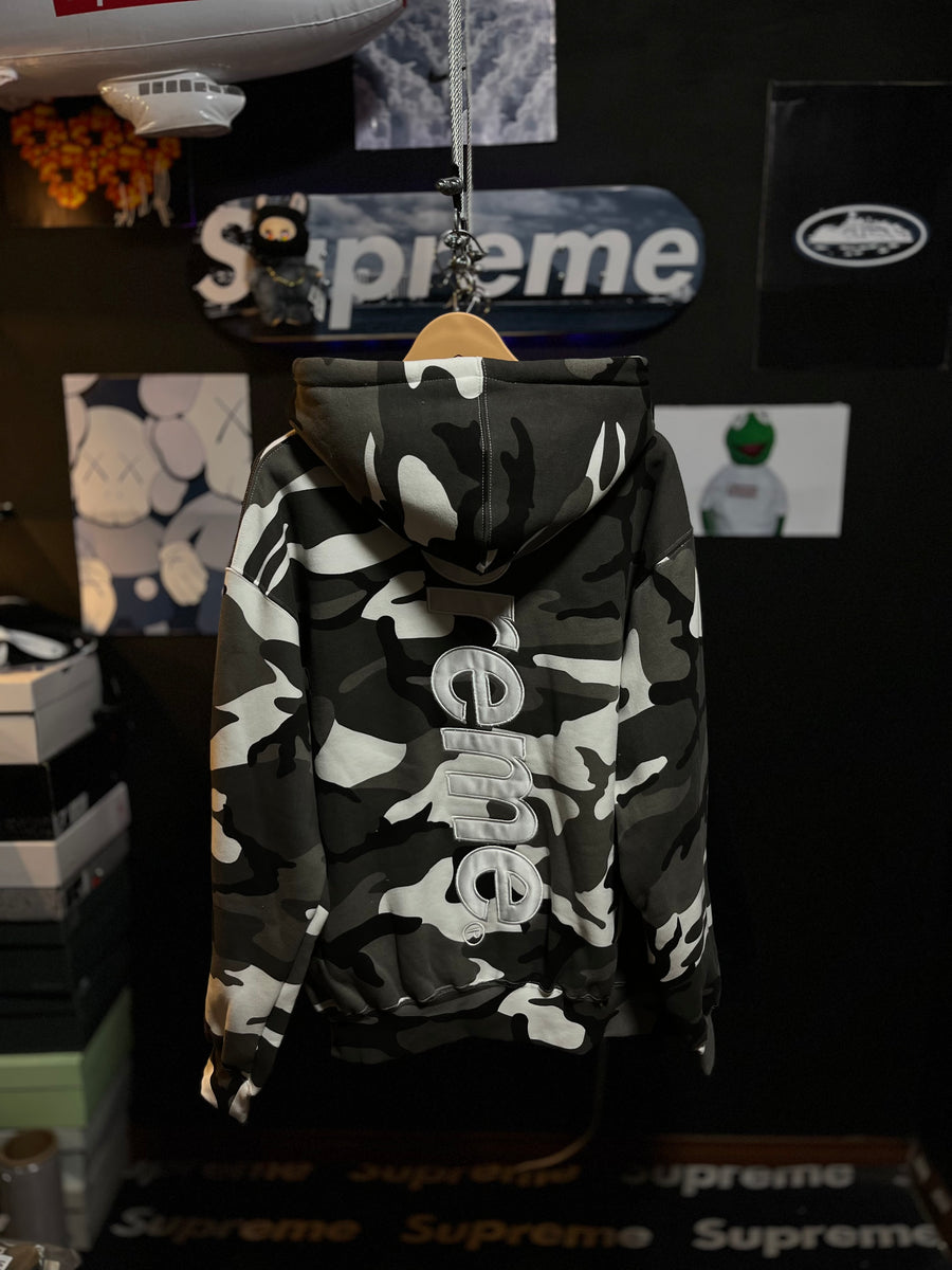 Supreme Satin Applique Hoodie Snow Camo (SS26) – Takeoff ...
