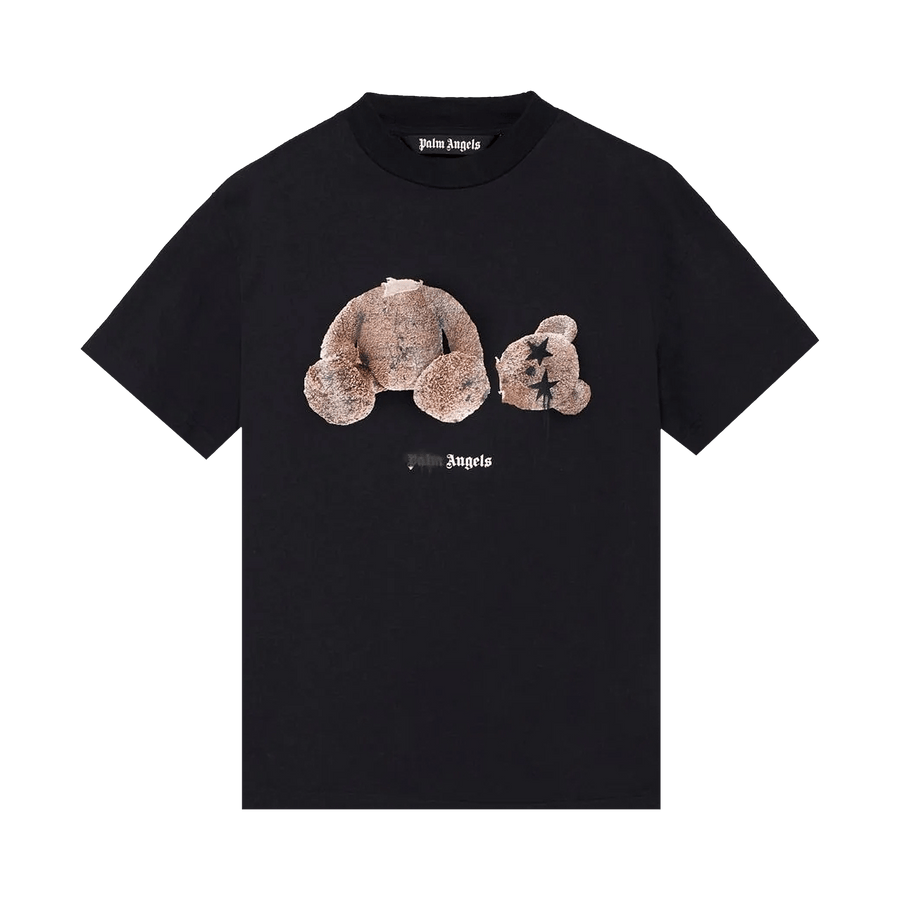 Palm Angels Spray PA Bear Classic Tee 'Black'