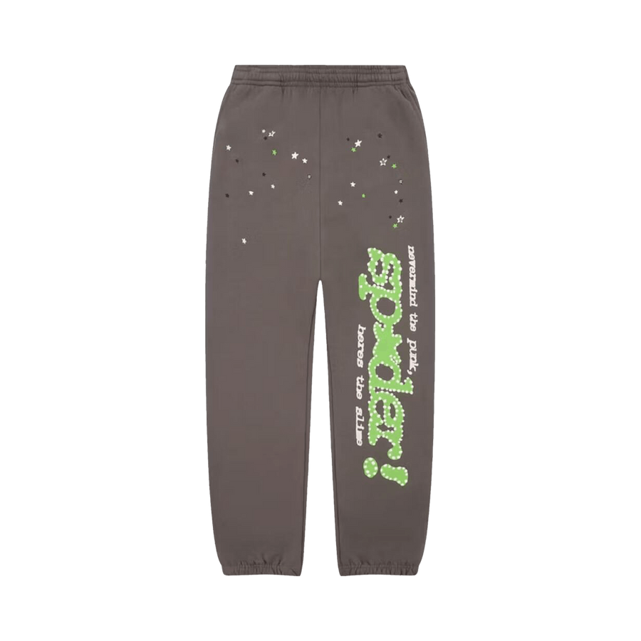 Sp5der Punk V2 Sweatpants 'Grey'