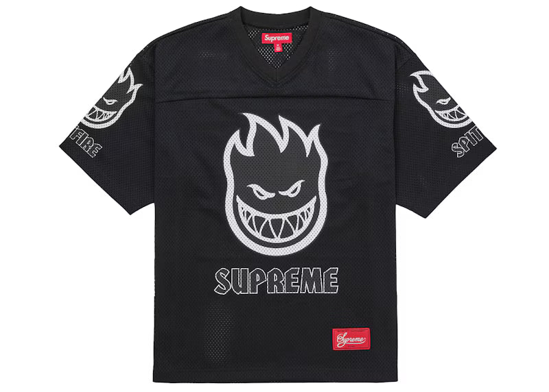 Supreme Spitfire Football Jersey Black
