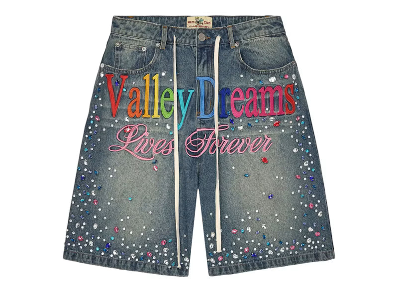 Vale Forever Ice Cream Jorts Light Rinse