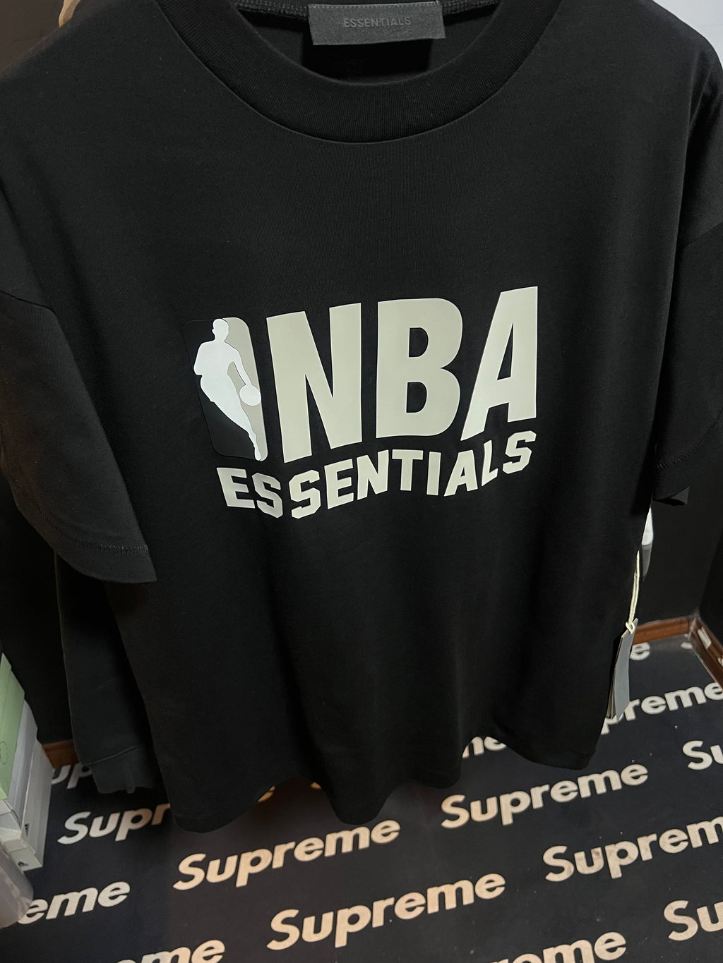 Fear of God Essentials NBA Tee Black