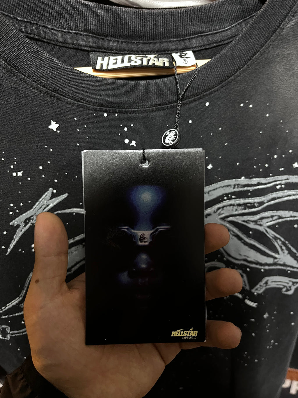 Hellstar Chrome Logo T-Shirt Black