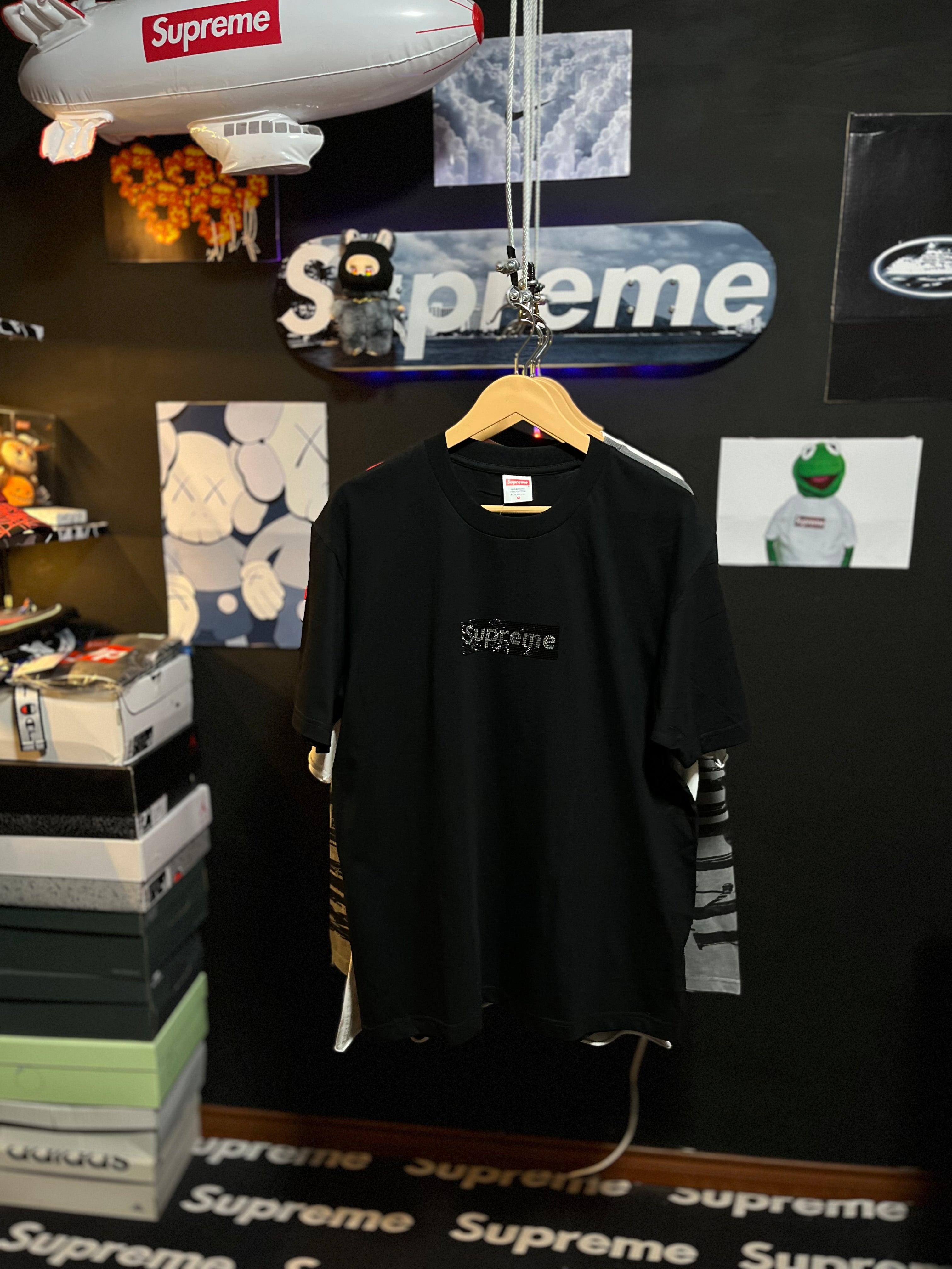Supreme × Swarovski Box Logo