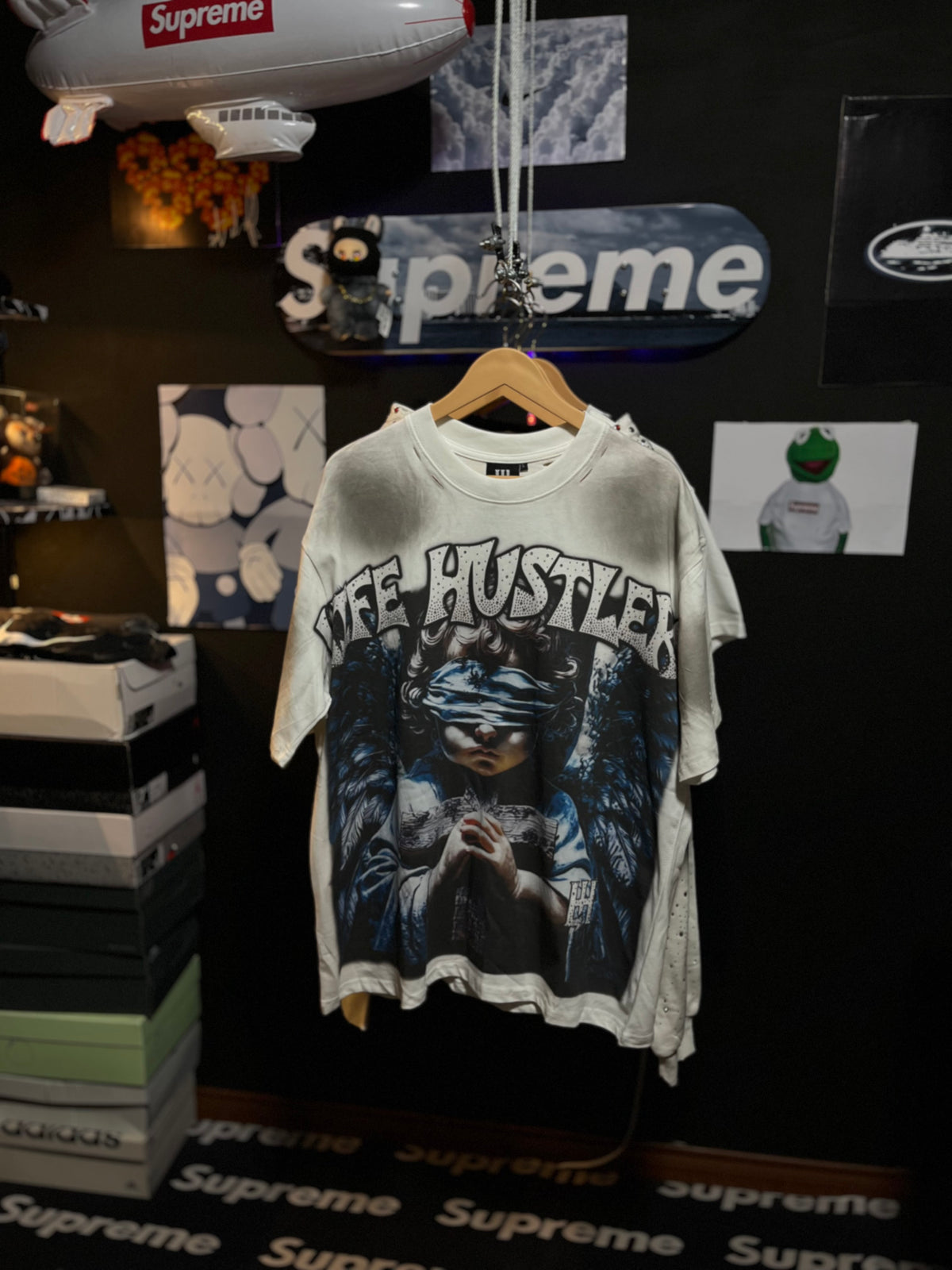 Life Hustlers 'Pray' White Tee