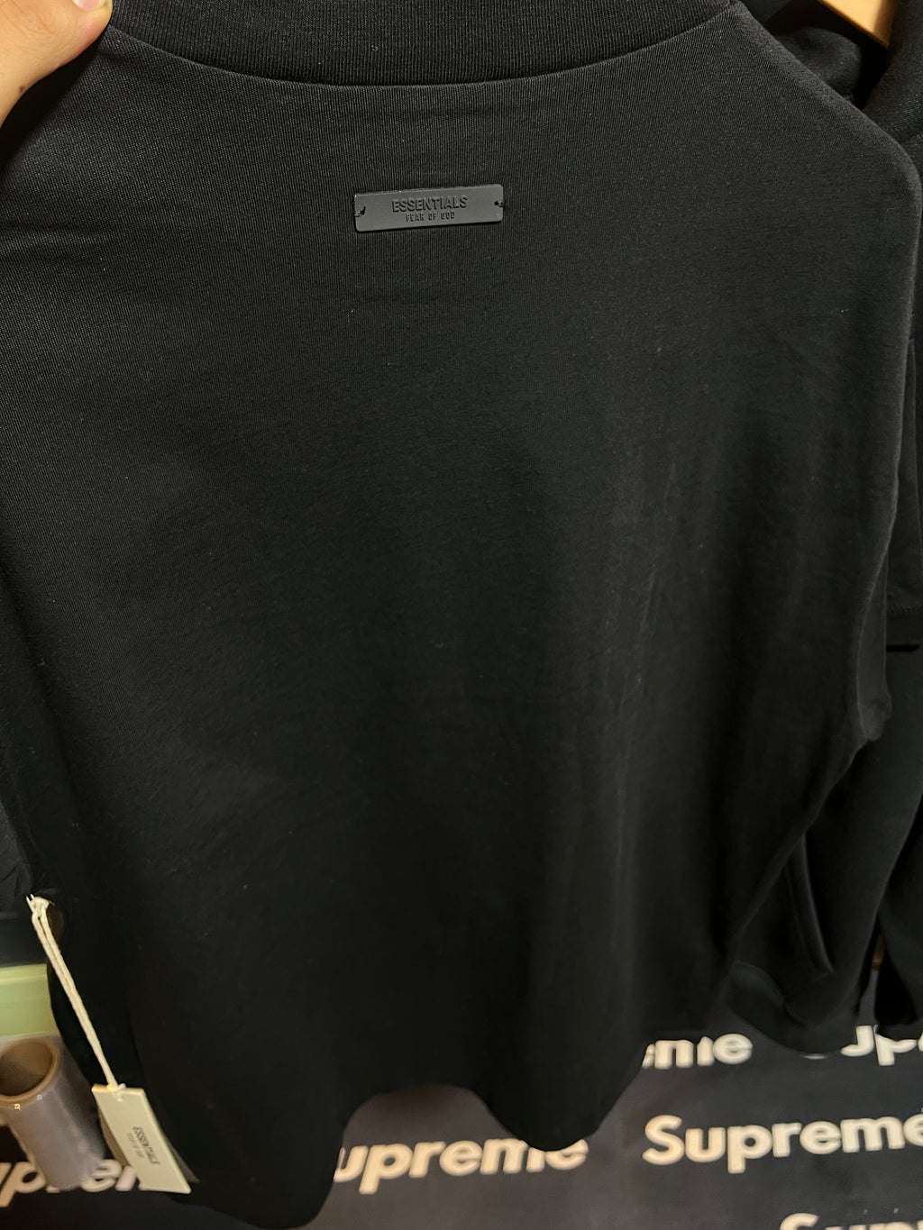 Fear of God Essentials NBA Tee Black