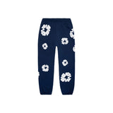 DENIM TEARS COTTON WREATH SWEATPANTS NAVY