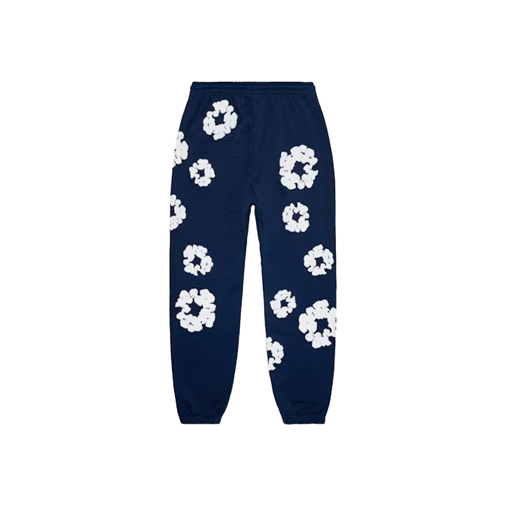 DENIM TEARS COTTON WREATH SWEATPANTS NAVY