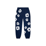 DENIM TEARS COTTON WREATH SWEATPANTS NAVY