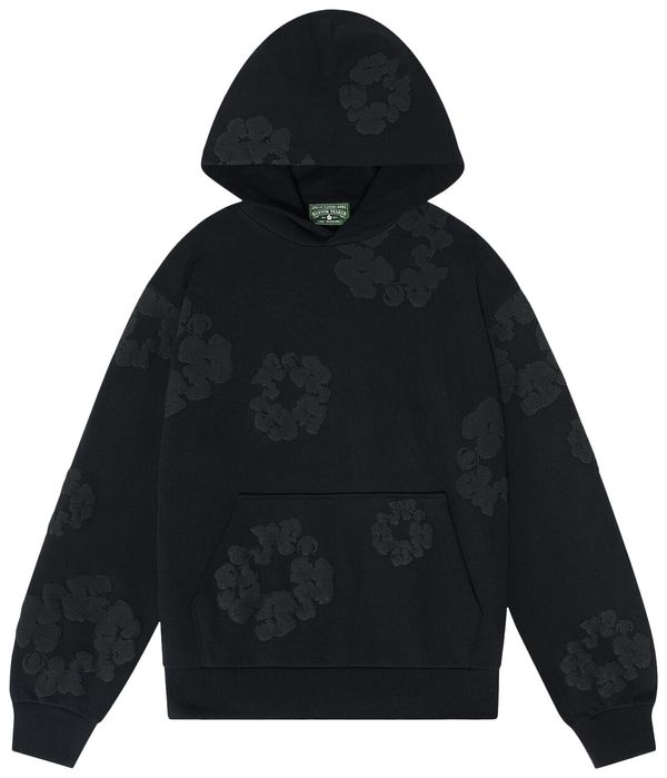 Hoodie en denim Tears Cotton Wreath Balck