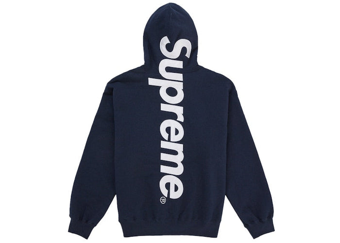 Supreme Hoodie Con Aplique Satinado | Azul