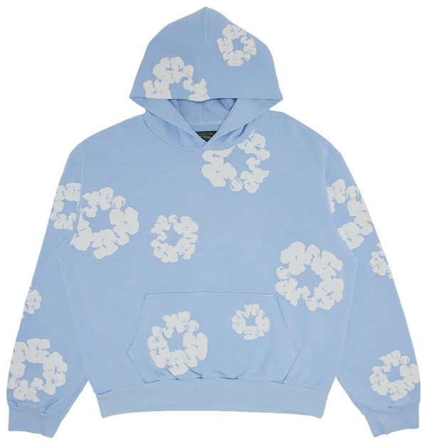 Denim Tears The Cotton Wreath Hoodie | Blue