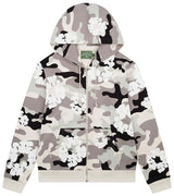 Buy Denim Tears Wreath Zip Hoodie 'White Camo'