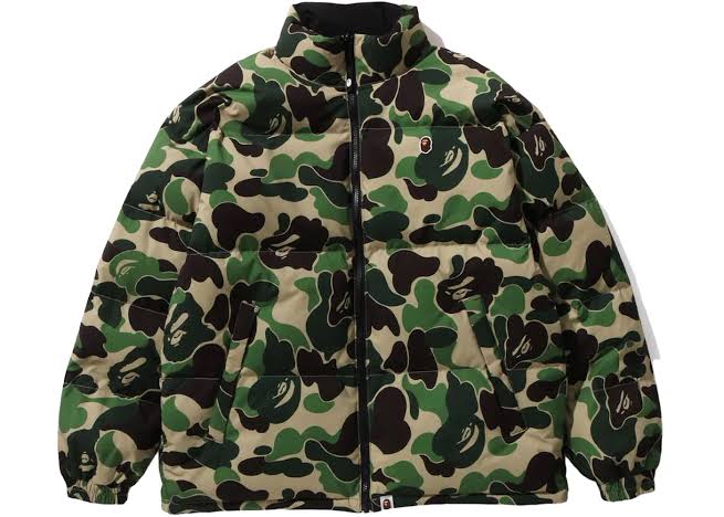 BAPE ABC Camuflaje Plumífero Reversible Camo