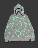 A BATHING APE® City Camo Shark Regular Fit Full Zip