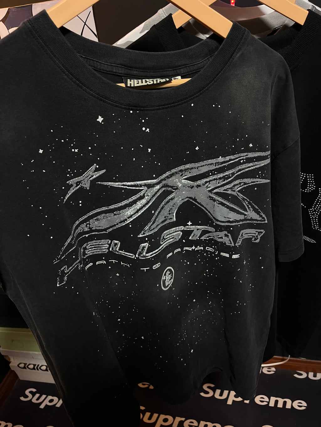 Hellstar Chrome Logo T-Shirt Black