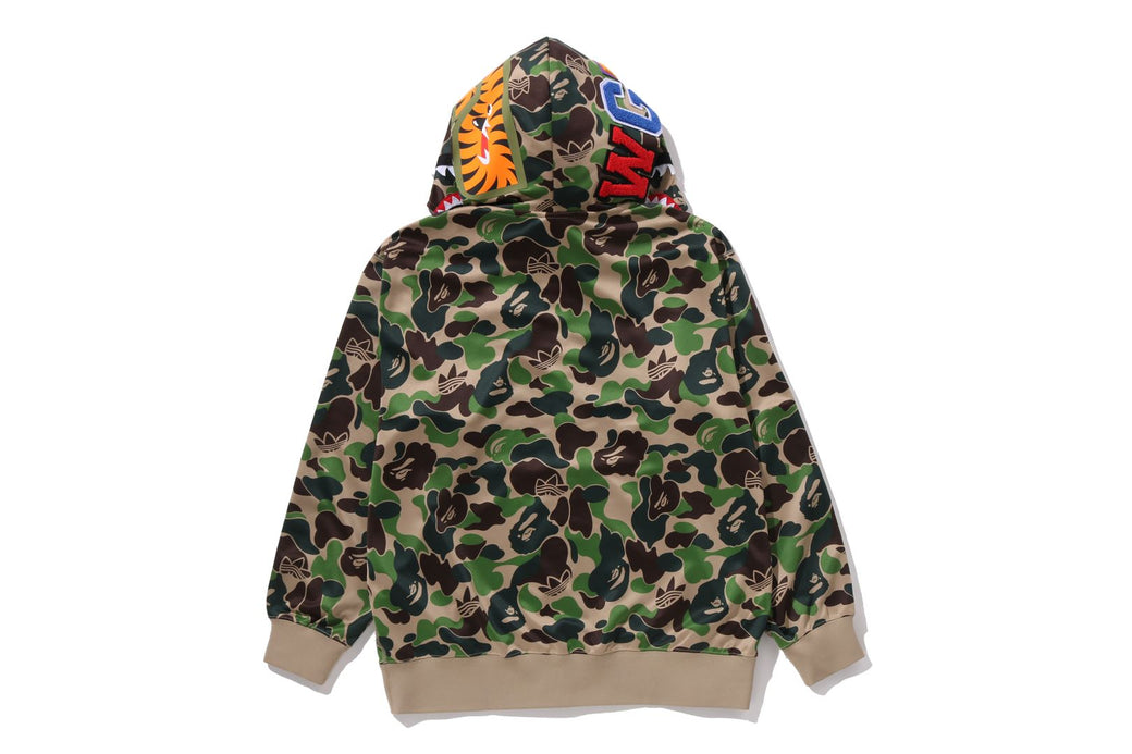 BAPE X ADIDAS RELAXED FIT TRACK CAMO SHARK FULL