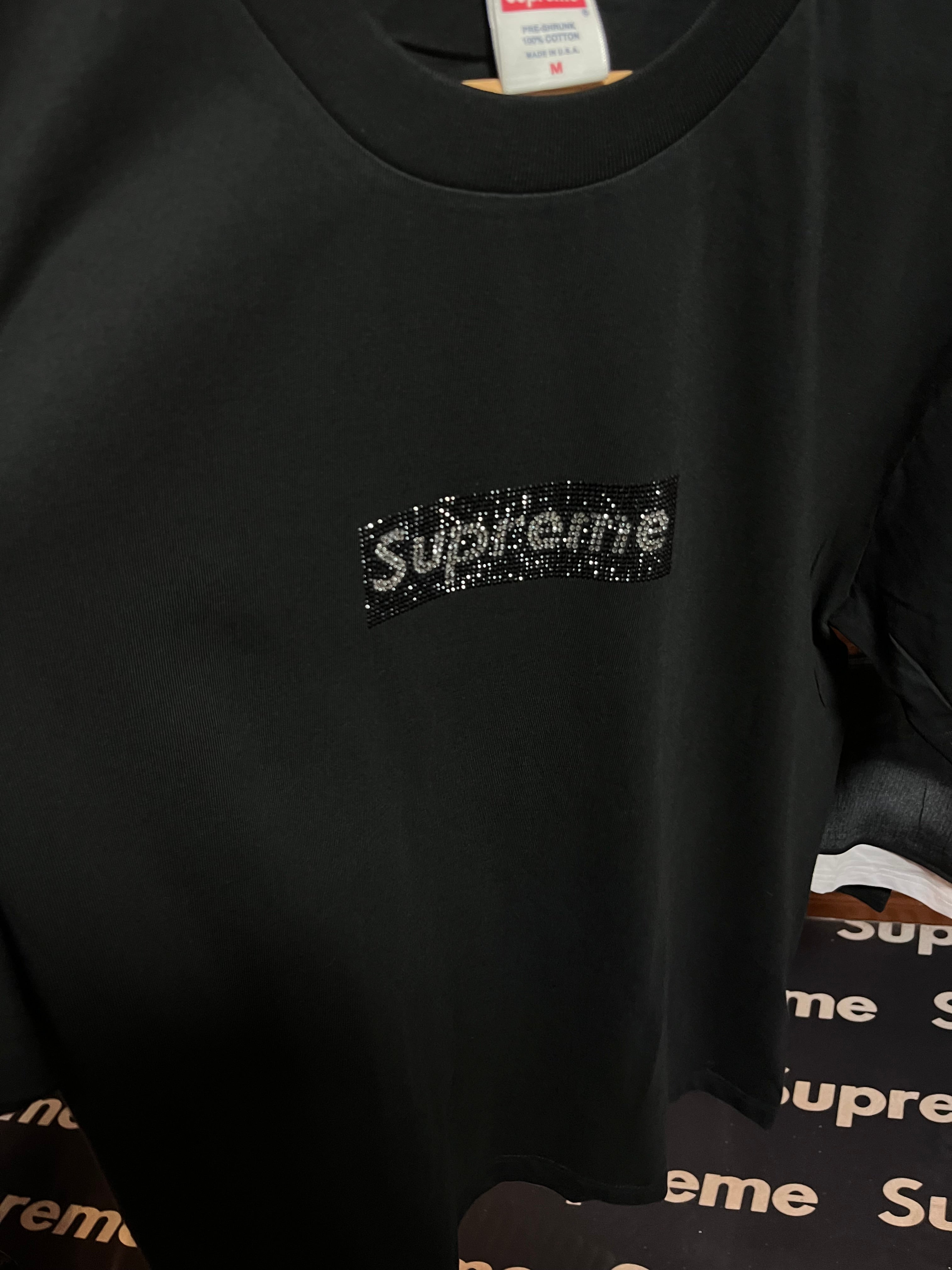 Supreme × Swarovski Box Logo