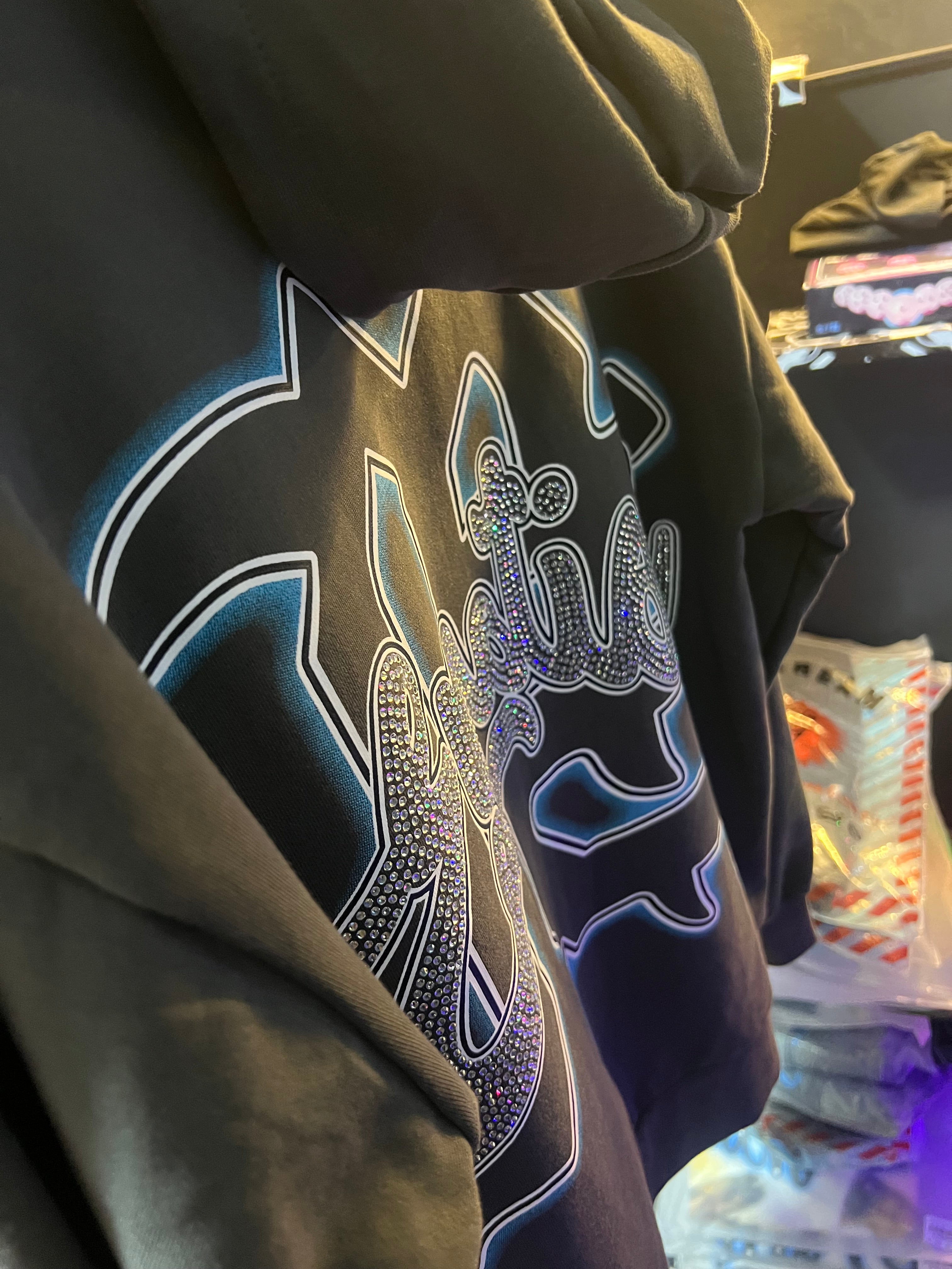 Mixed Emotions Grey Zipper Hoodie