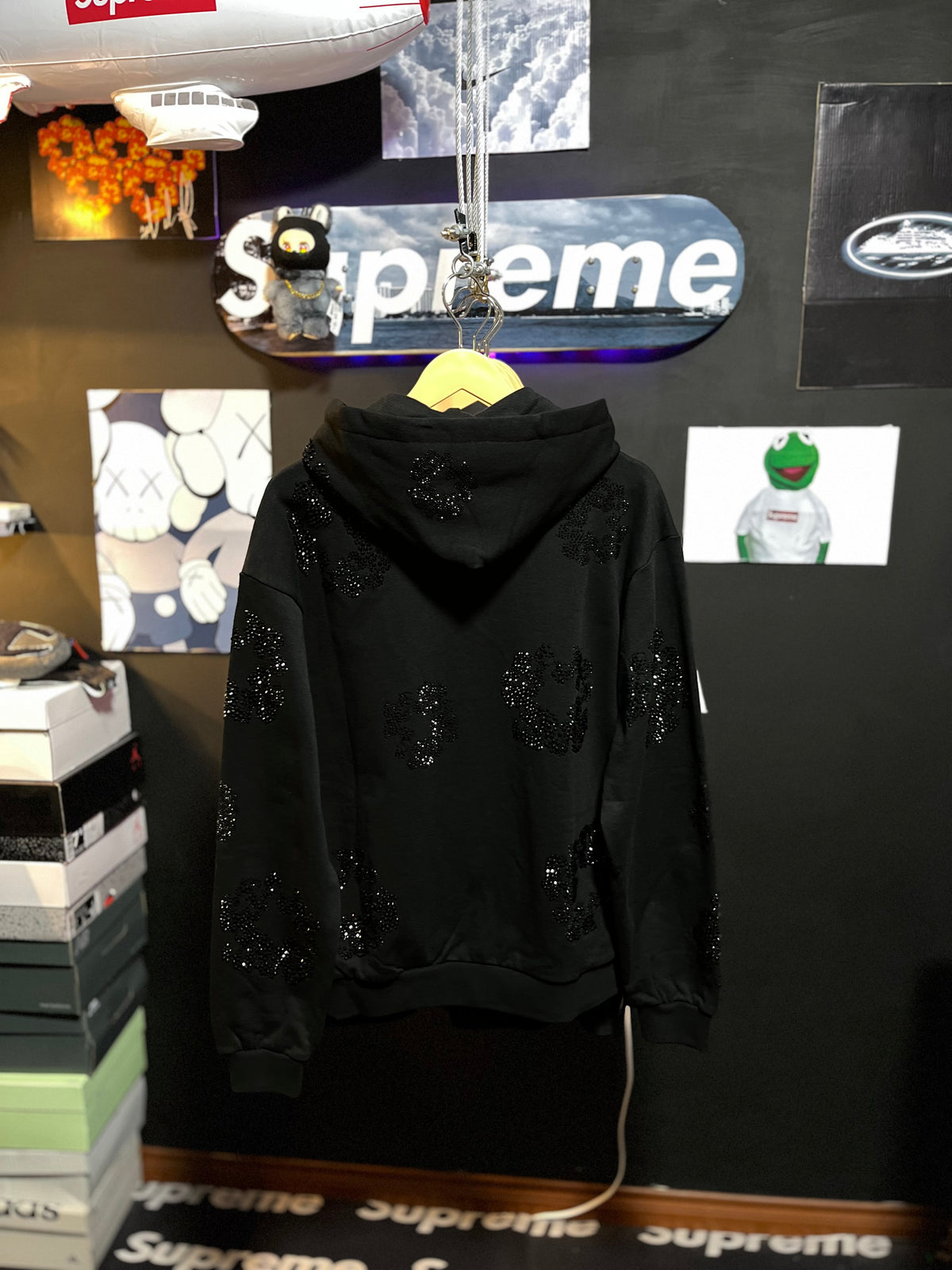 Denim Tears Black on Black Swarovsky