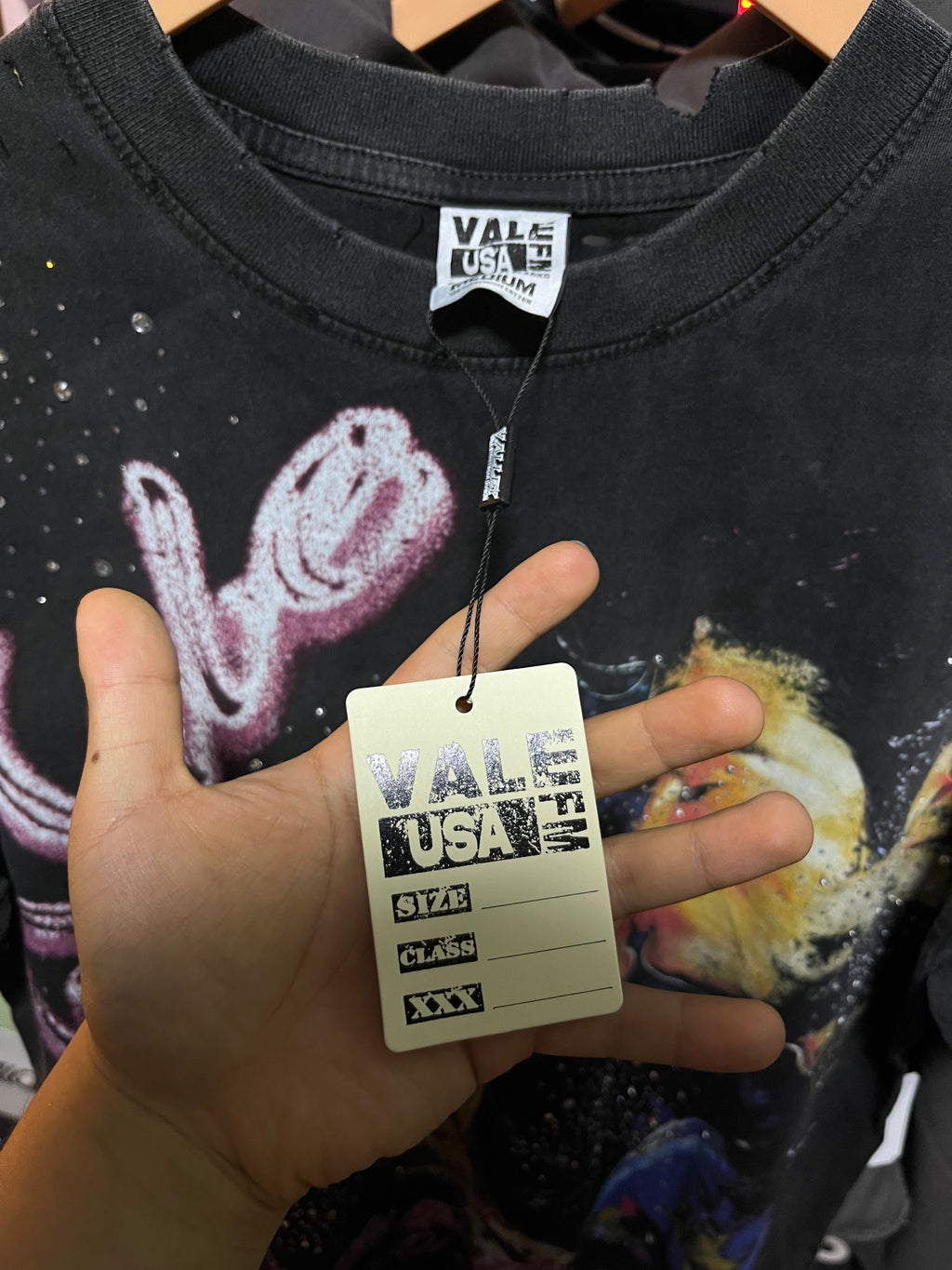 Vale Forever Fated Yours Bling Tee 'Black'