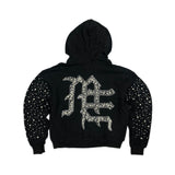 Mixed Emotions Pearl Hoodie Black
