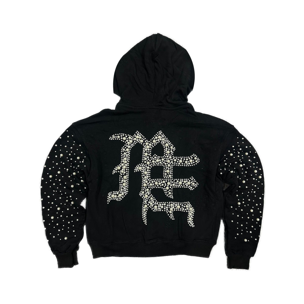 Mixed Emotions Pearl Hoodie Black