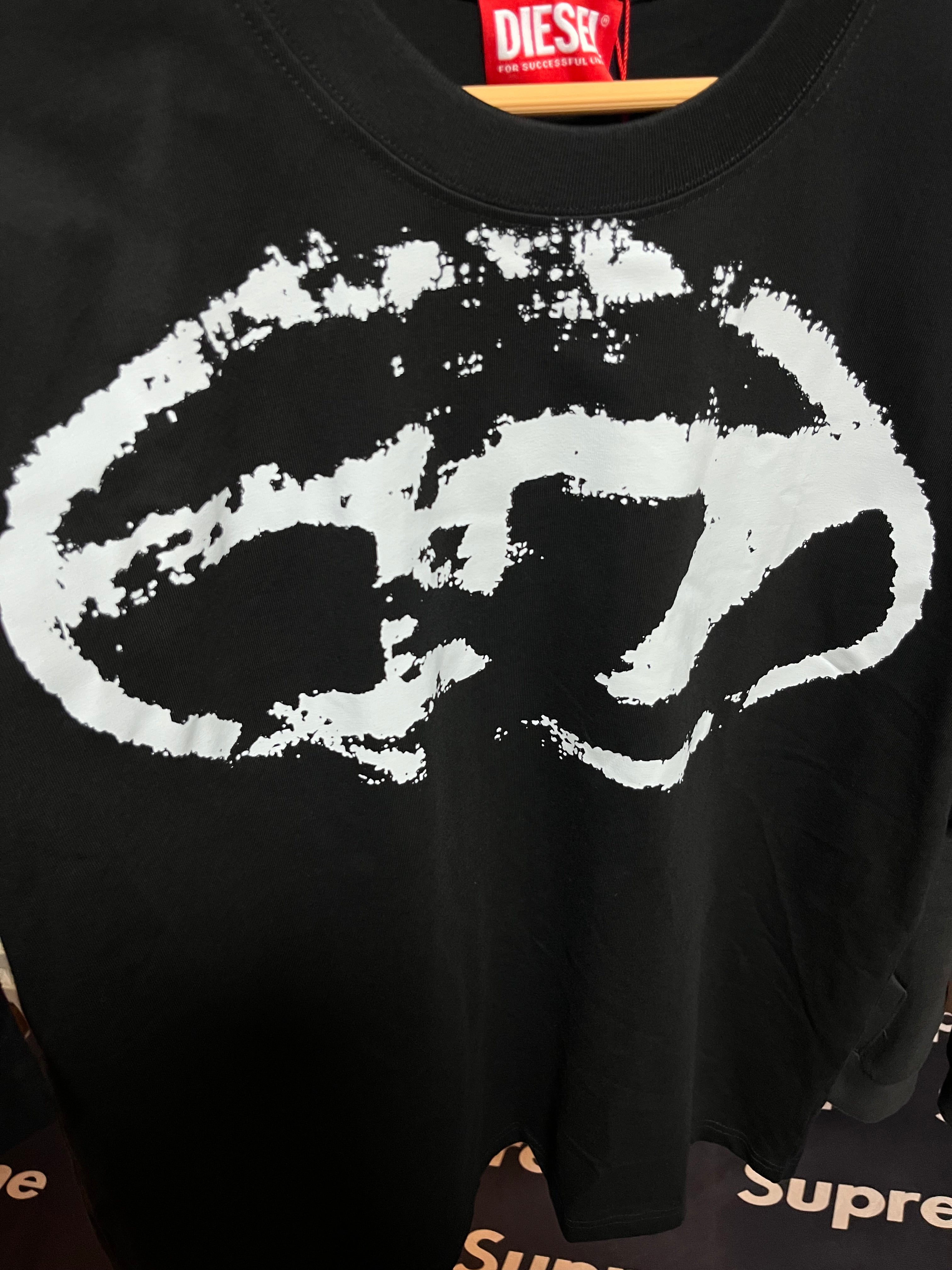 Diesel Kids Playera Con Logo Estampado