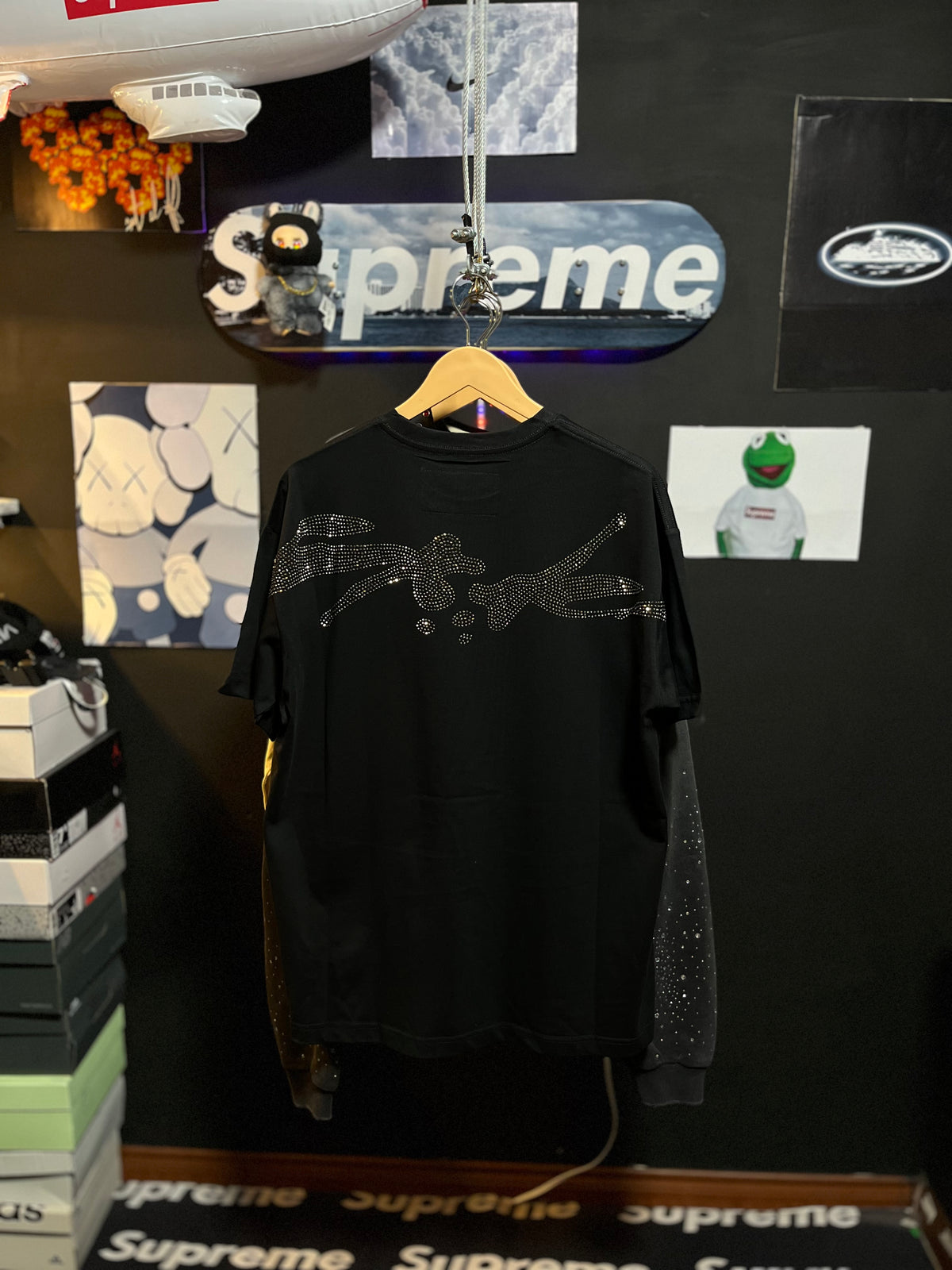 Camiseta Sp5der TM Rhinestone
