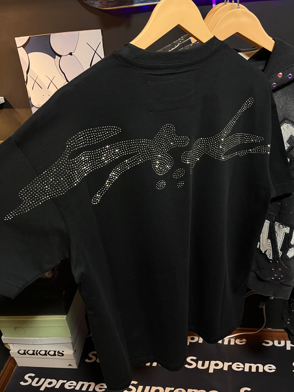 Camiseta Sp5der TM Rhinestone