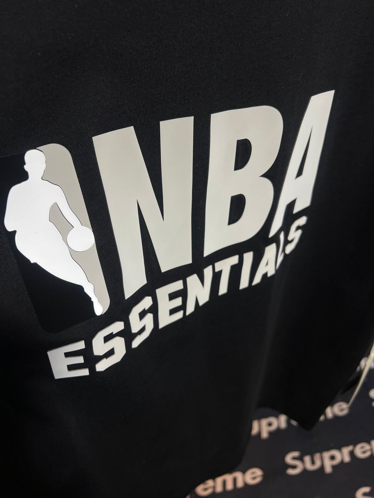Fear of God Essentials NBA Tee Black