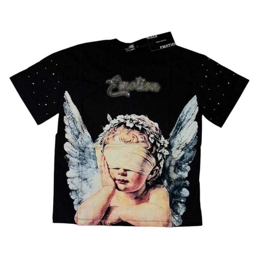 Mixed Emotion Shirt Black Angel