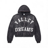 Vale Forever Classico Zip Up Hoodie Black