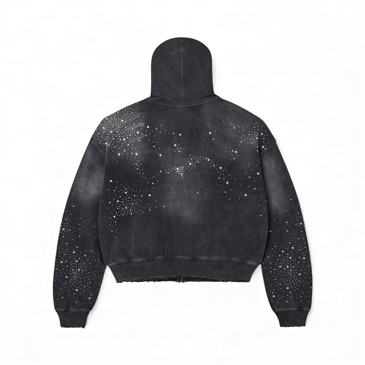 Vale Forever Classico Zip Up Hoodie Black
