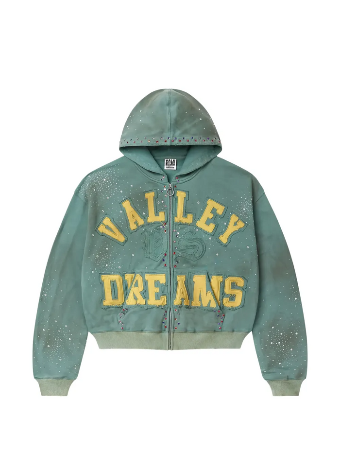 Vale Forever Bank Zip Up Hoodie Dark Min