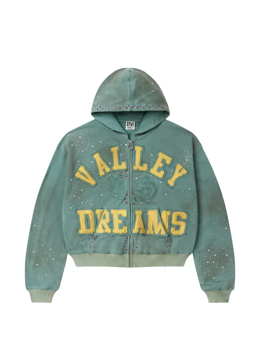 Vale Forever Bank Zip Up Hoodie Dark Min