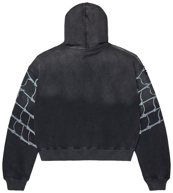 Vale Forever Widow Big Zip Up Hoodie 'Black'