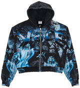 Buy Vale Forever Casper Zip Up Hoodie 'Black'