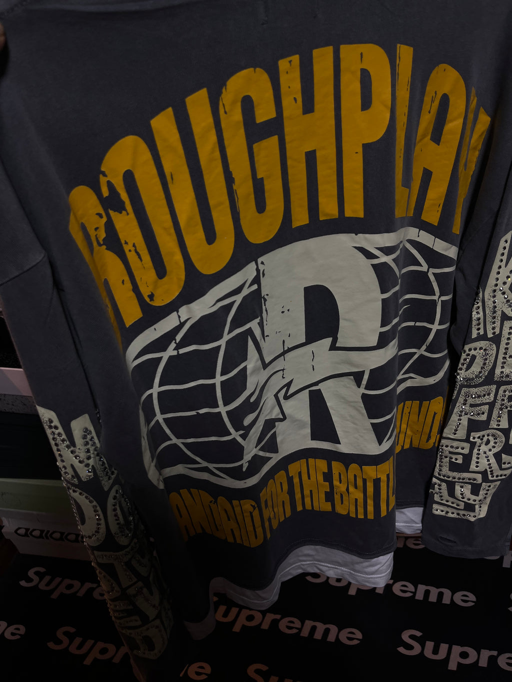 Rough play Bandaid grey soul