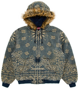 Supreme Bandana Jacquard Denim Hooded