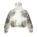 Buy Vale Forever Spiral Zip Up Hoodie 'Dark White'