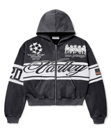 Vale Forever Cursive Zip Up Black