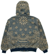 Supreme Bandana Jacquard Denim Hooded