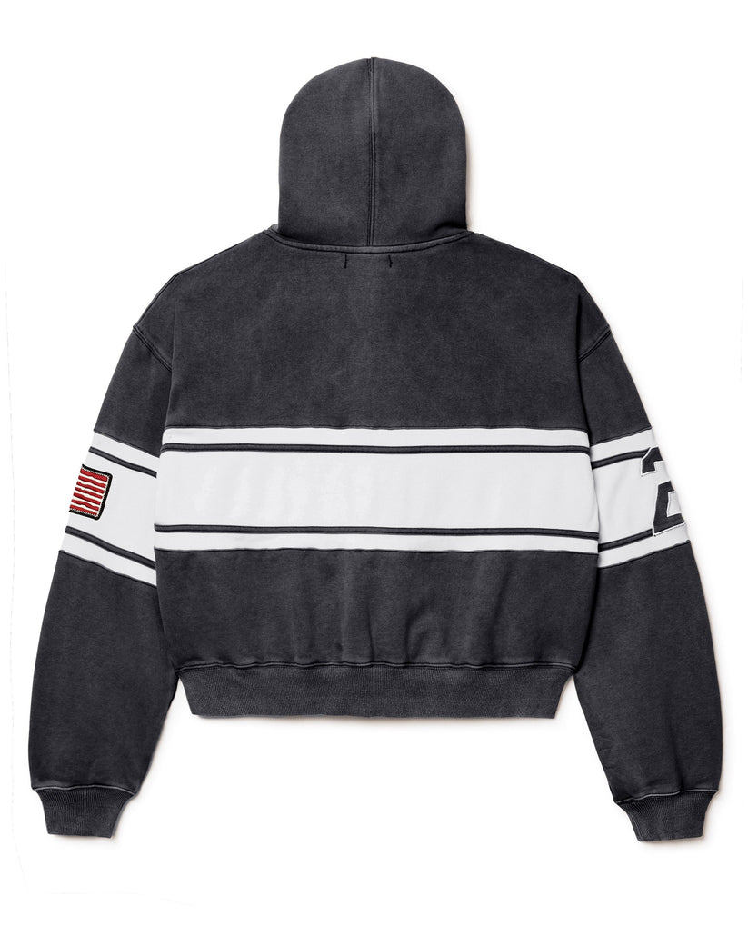 Vale Forever Cursive Zip Up Black