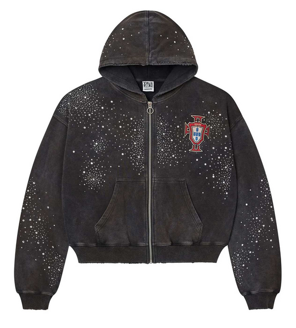 Vale Forever Pluto Cluster Zip Up Hoodie Black