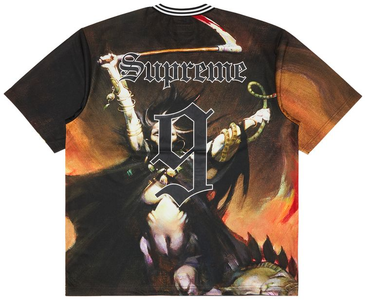 Supreme x Frank Frazetta Soccer Jersey