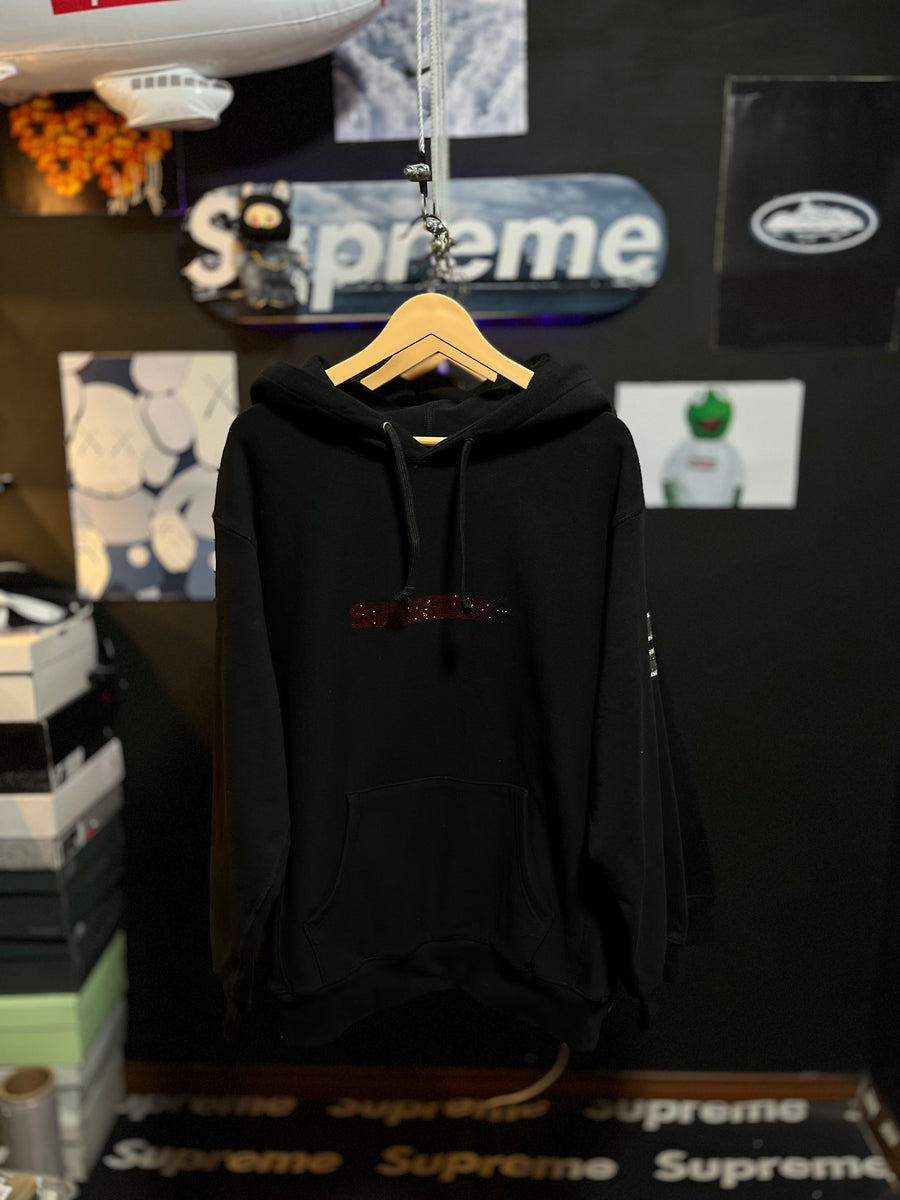 Supreme Swarovski Motion Logo Hoodie