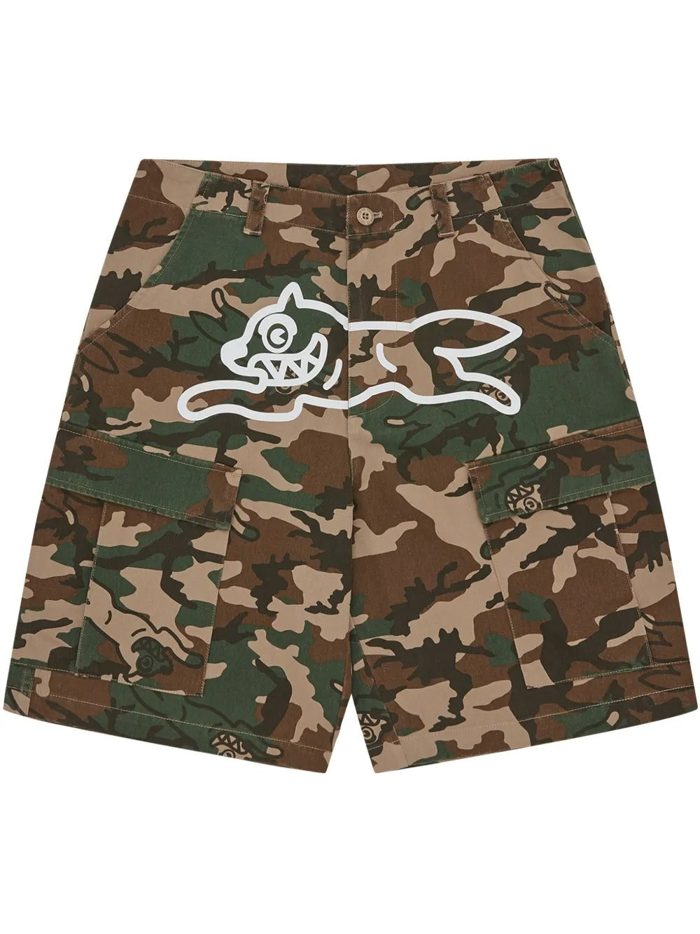 Icecream RUNNING DOG WOODLAND CAMO - Shorts